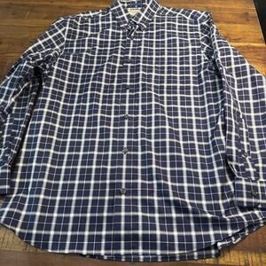 Duluth Trading Wrinkle Fighter Magna Ready Tech Shirt Men’s L Relaxed Fit